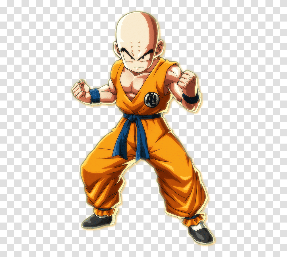 Dragon Ball Fighterz Characters Dragon Ball Fighterz Krilin, Person, Human, Hand, Costume Transparent Png