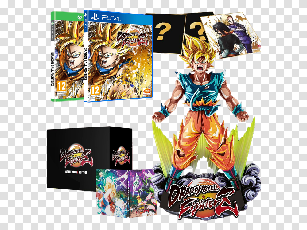 Dragon Ball Fighterz Collector Download Dragon Ball Fighterz Collectorz Edition, Comics, Book, Person, Human Transparent Png