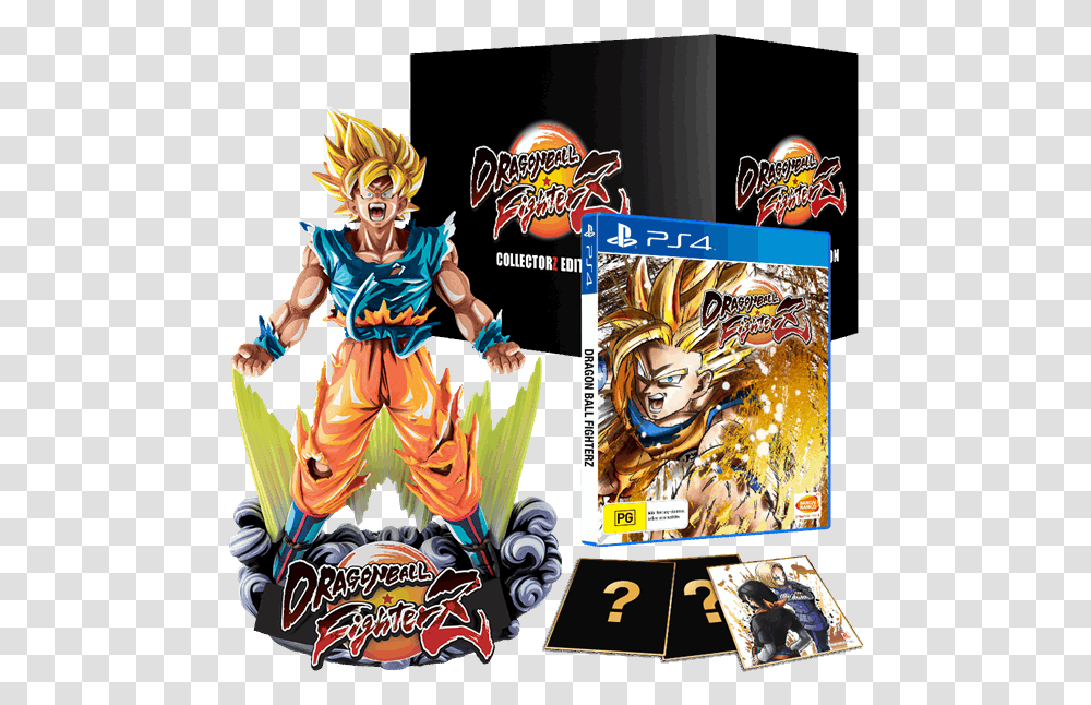 Dragon Ball Fighterz Collectorz Edition, Person, Human, Book, Comics Transparent Png