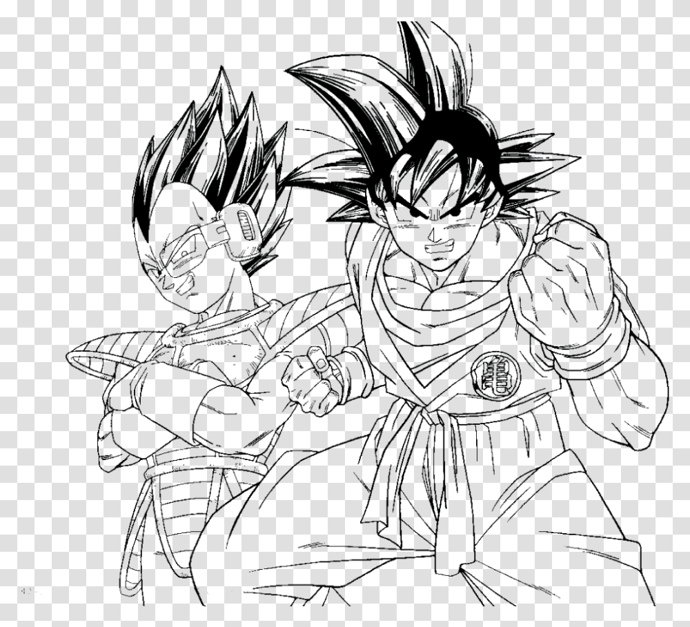 Dragon Ball Fighterz Goku Vs Vegeta Coloring Pages, Outdoors, Nature, Astronomy, Outer Space Transparent Png