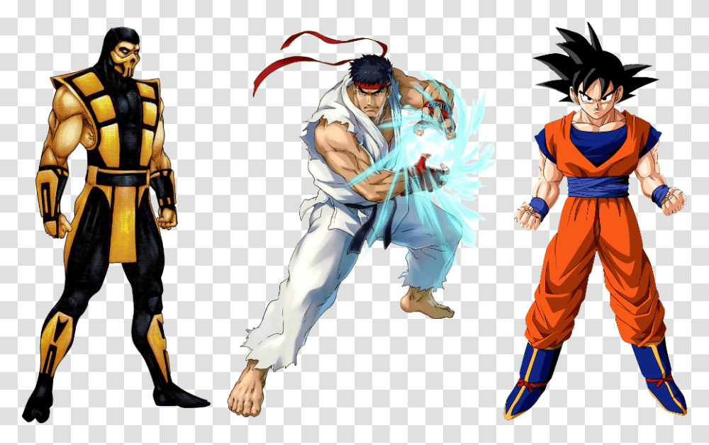 Dragon Ball Goku Image Street Fighter Ryu, Person, Costume, People, Sport Transparent Png