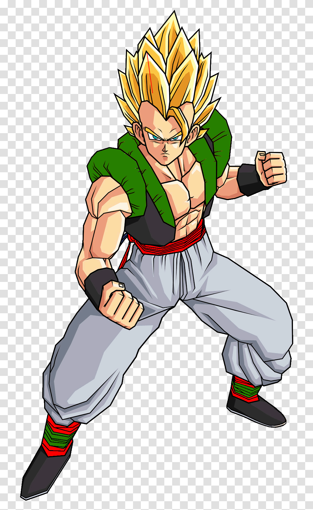 Dragon Ball Gt Baby Gogeta Clipart Dragon Ball Gogeta Ssj2, Person, Hand, People, Manga Transparent Png