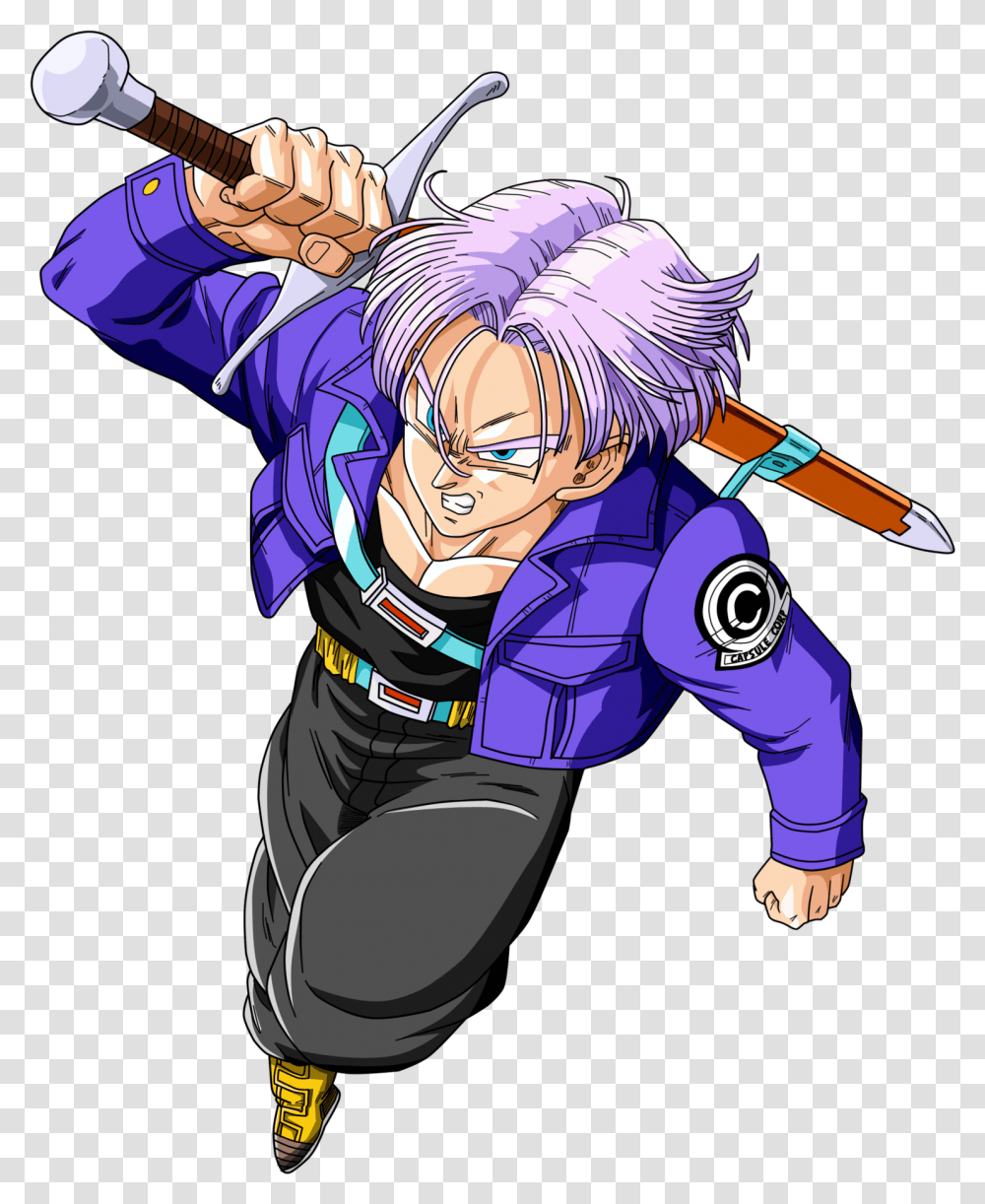 Dragon Ball Image Background Dragon Ball Z Trunks, Manga, Comics, Book, Person Transparent Png