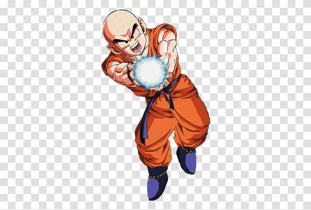 Dragon Ball In Hands Of Krillin Image Dragon Ball Krillin, Person, Costume, Graphics, Art Transparent Png