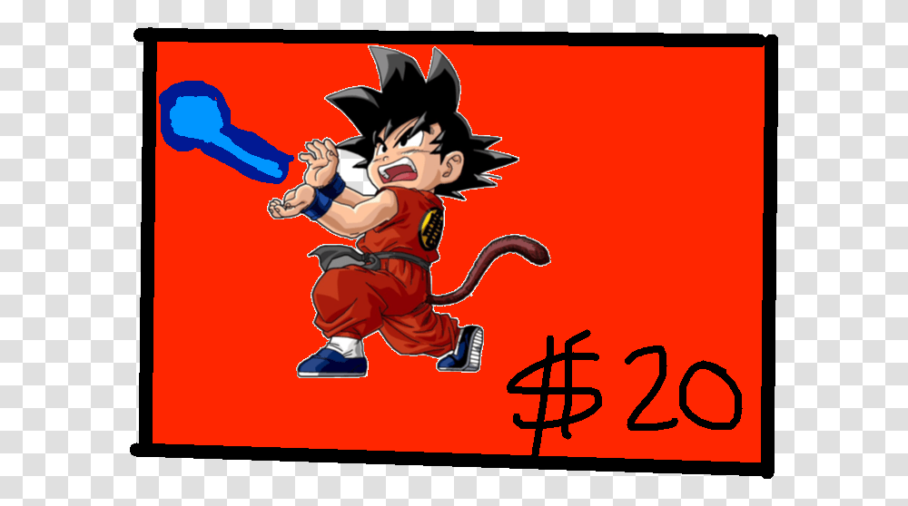 Dragon Ball Kid Goku, Person, Hand, Poster Transparent Png