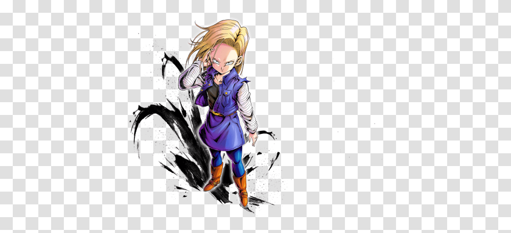 Dragon Ball Legends Android 18 Dragon Ball Legends Androide 18, Manga, Comics, Book, Person Transparent Png