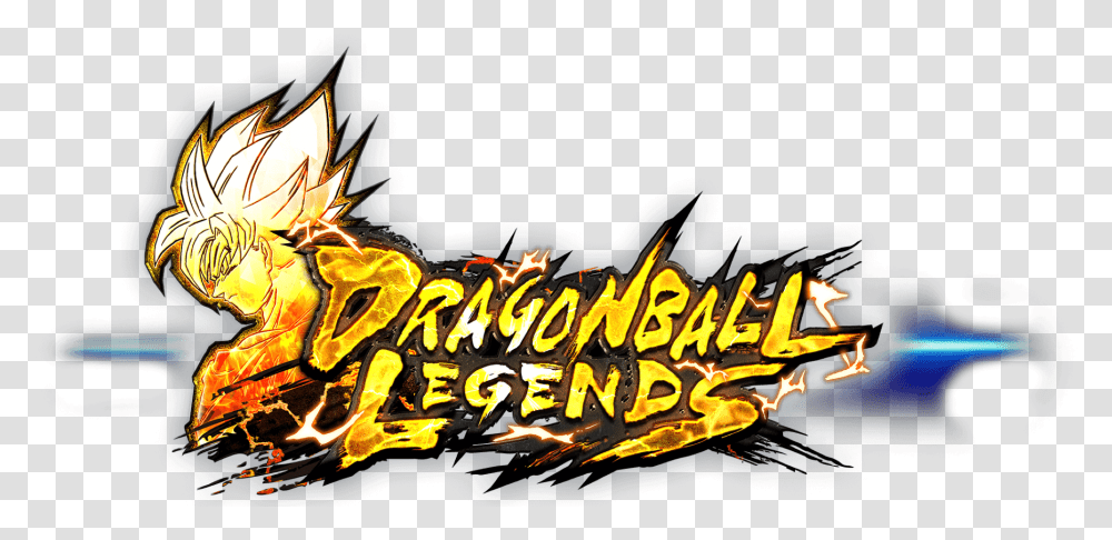 Dragon Ball Legends Logo Graphic Design, Light, Bonfire, Flame, Neon Transparent Png