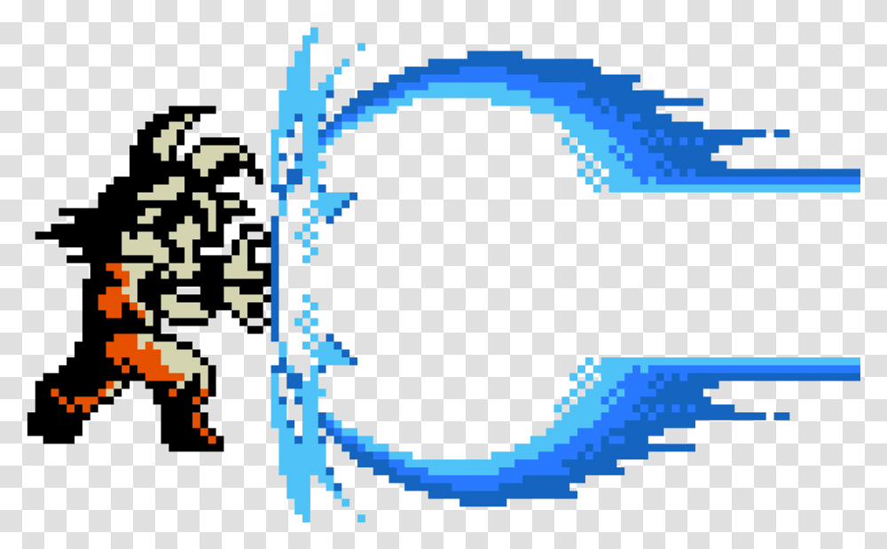 Dragon Ball Pixel Goku Kamehameha, Text, Number, Symbol, Graphics Transparent Png
