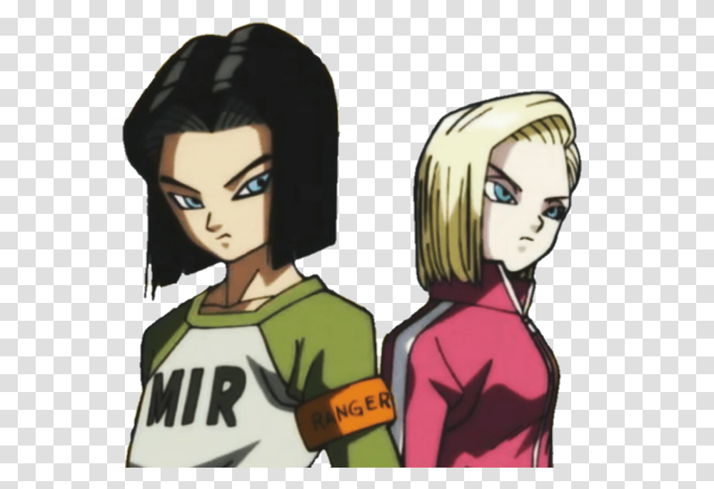 Dragon Ball Super Android 17 And Android 17 And 18 Dragon Ball Super, Helmet, Clothing, Manga, Comics Transparent Png