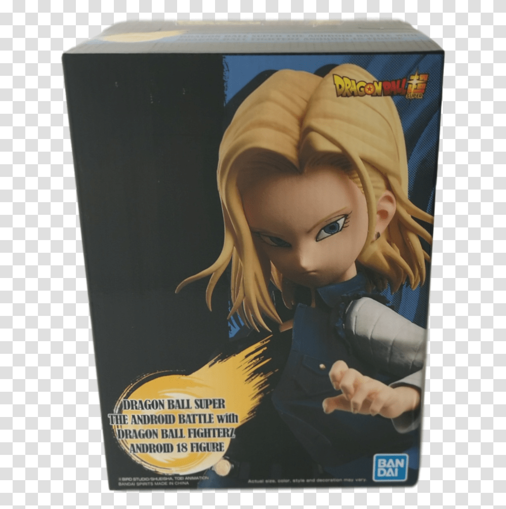 Dragon Ball Super Android 18 The Battle Fighterz Figure Dragon Ball Fighterz Android 18 Figure, Doll, Toy, Person Transparent Png