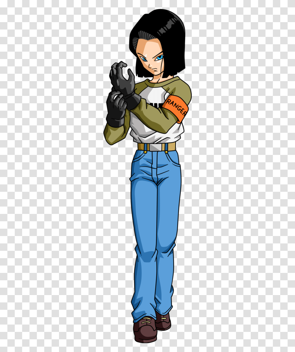 Dragon Ball Super Androide 17, Person, Comics, Book Transparent Png