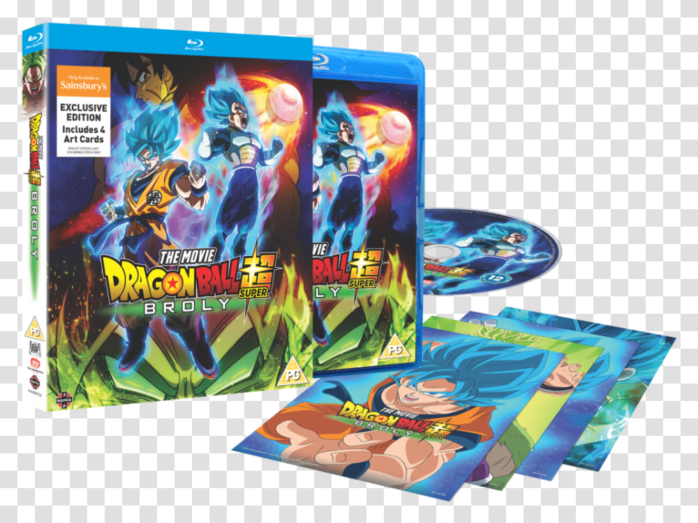 Dragon Ball Super Broly Blu Ray, Game, Dvd, Disk, Poster Transparent Png