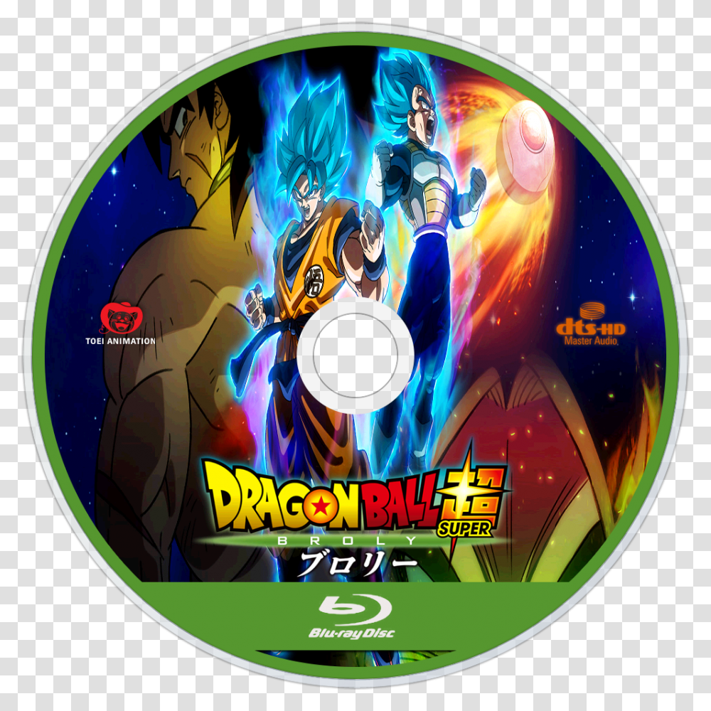Dragon Ball Super Broly Disc, Disk, Dvd, Poster, Advertisement Transparent Png