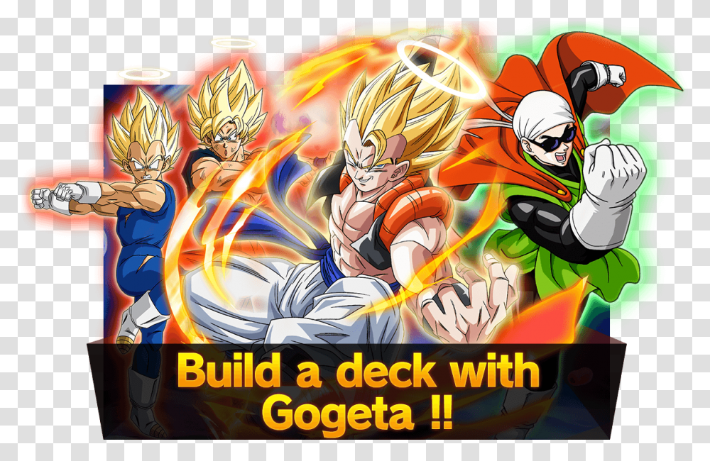 Dragon Ball Super Card Game Gogeta Ultimate Fusion Gogeta, Comics, Book, Person, Poster Transparent Png