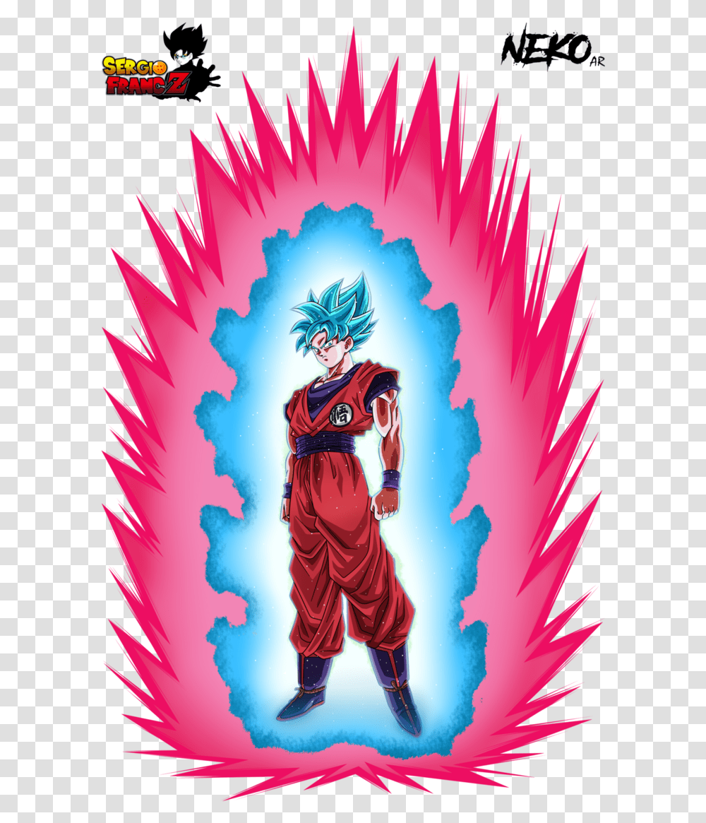 Dragon Ball Super Goku Ssj Blue Kaioken, Person, Poster Transparent Png