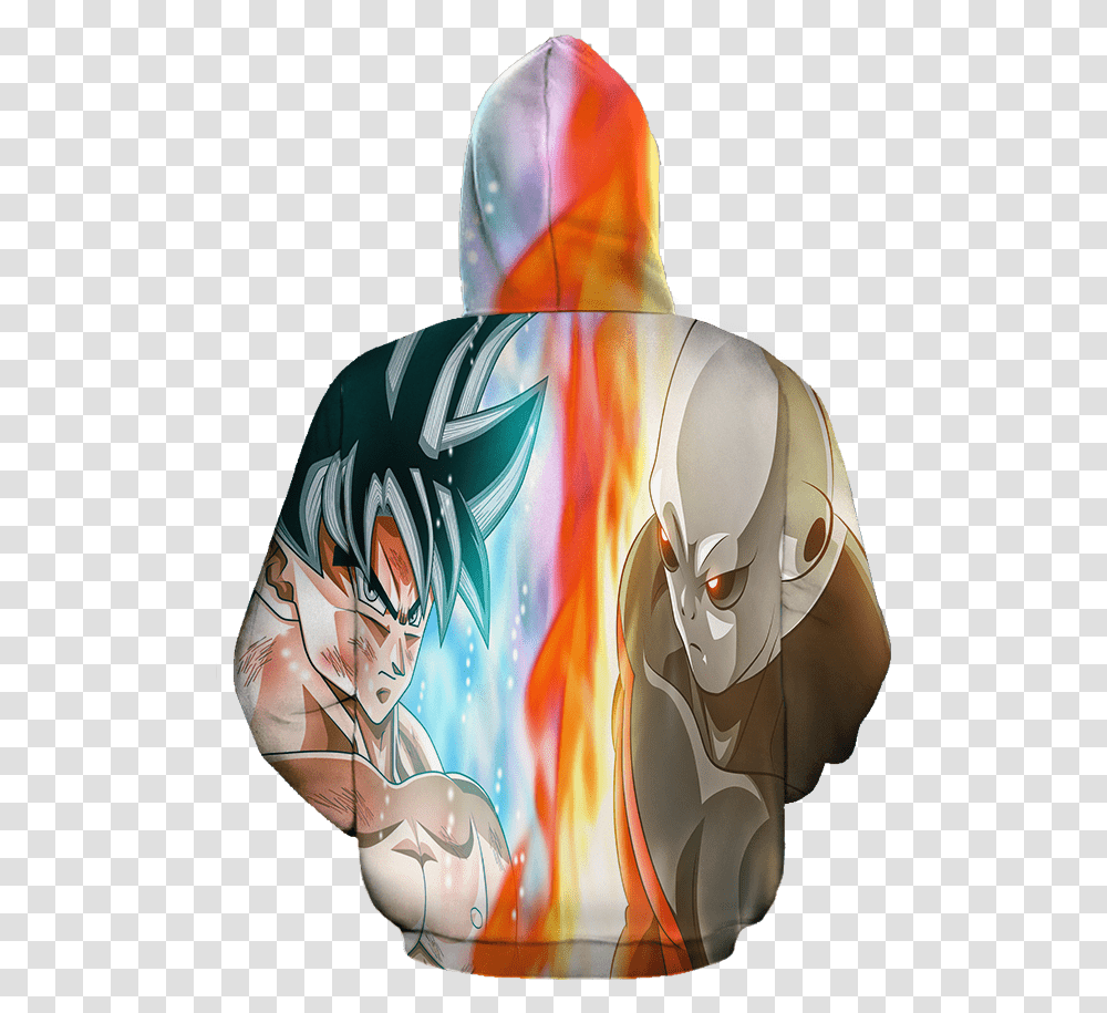 Dragon Ball Super Goku Vs Jiren Overflowing Aura Hoodie Fictional Character, Art, Porcelain, Pottery, Modern Art Transparent Png