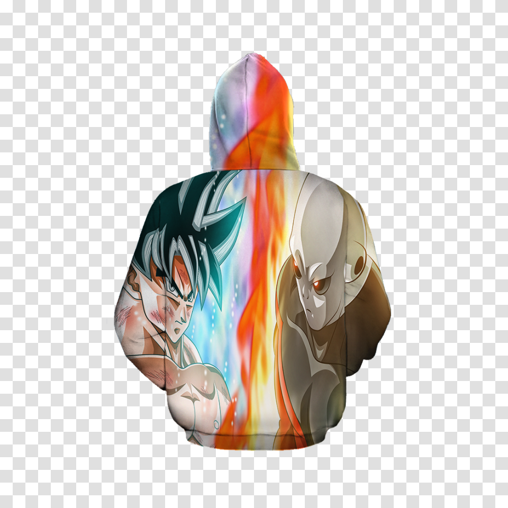 Dragon Ball Super Goku Vs Jiren Overflowing Aura Hoodie Illustration, Graphics, Art, Clothing, Person Transparent Png