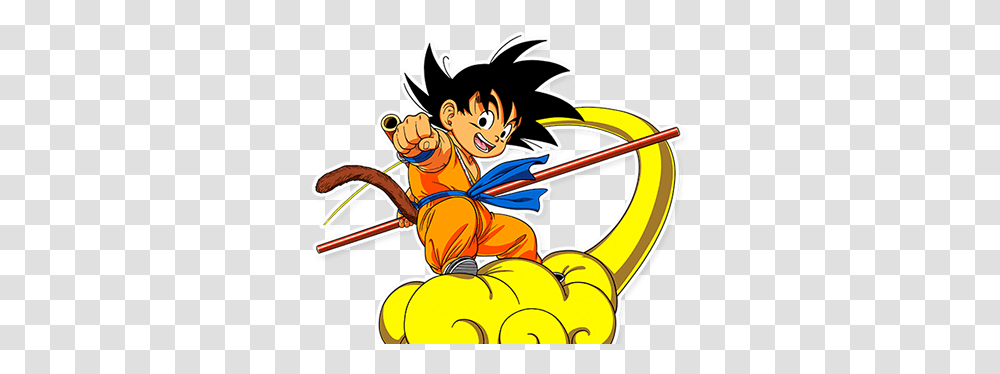 Dragon Ball Super Projects Kid Goku On Nimbus, Art, Book, Graphics, Emblem Transparent Png