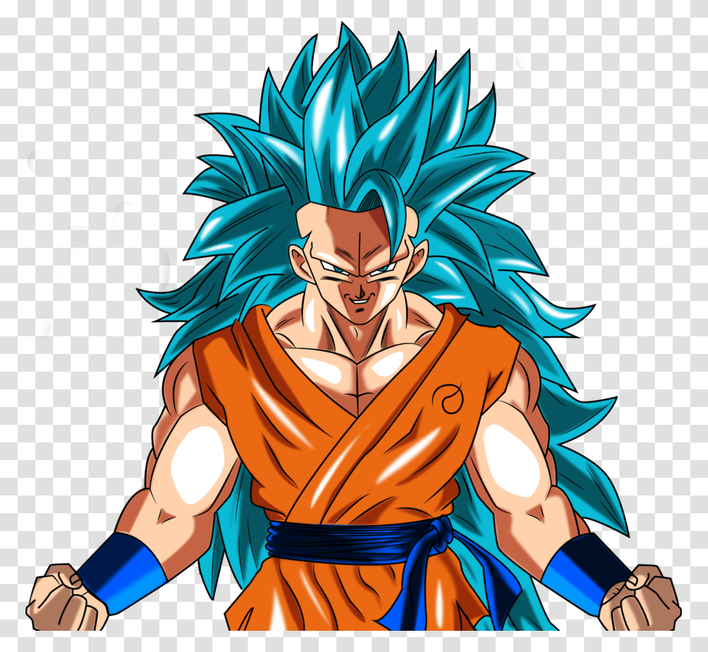 Dragon Ball Super Ssj3 Blue, Manga, Comics, Book, Person Transparent Png