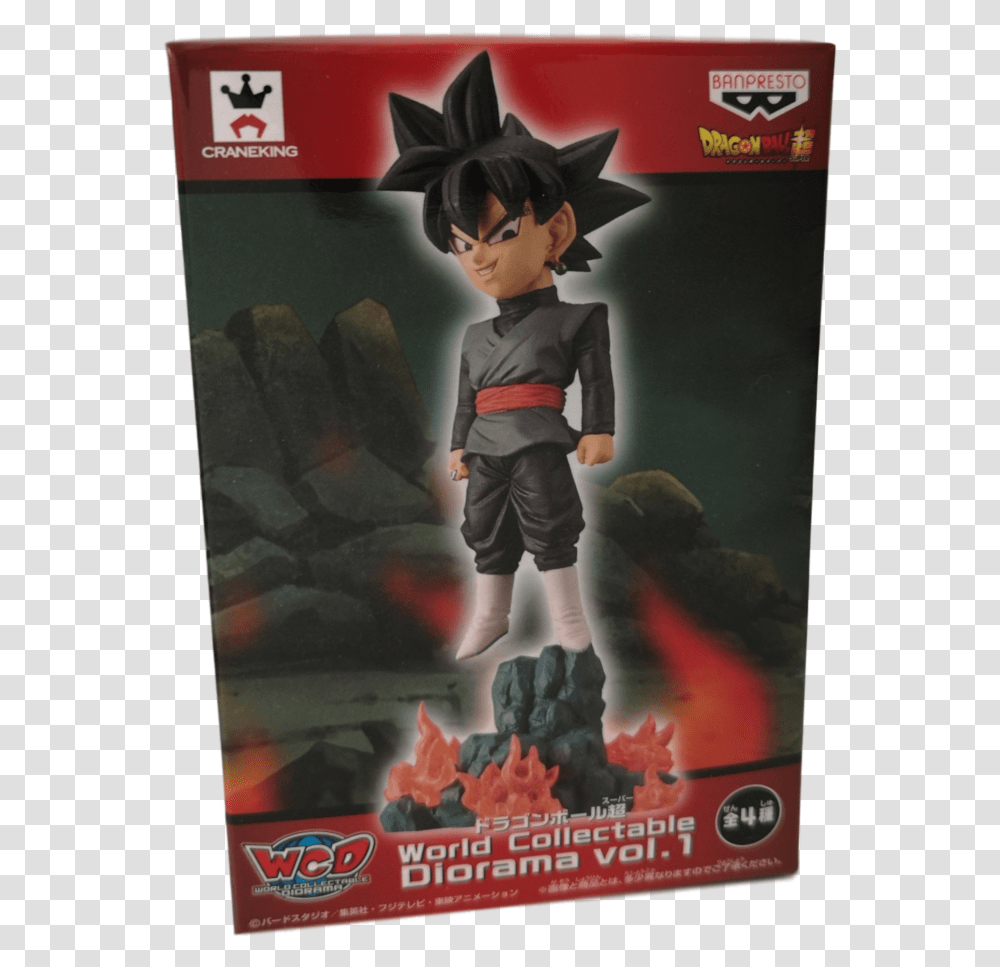 Dragon Ball Super Wcd World Collectable Diorama Vol 1 3 Goku Black Dragon Ball Super, Poster, Advertisement, Person, Hat Transparent Png