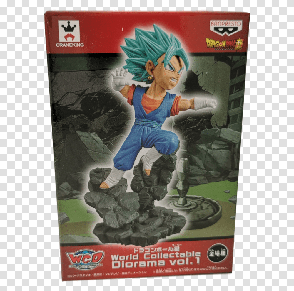 Dragon Ball Super Wcd World Collectable Diorama Vol 1 3 Ssgss Vegito Dragon Ball, Poster, Advertisement, Person, Flyer Transparent Png