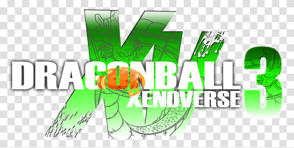 Dragon Ball Xenoverse Logo Dragon Ball Xv Xenoverse 3, Text, Graphics, Art, Poster Transparent Png