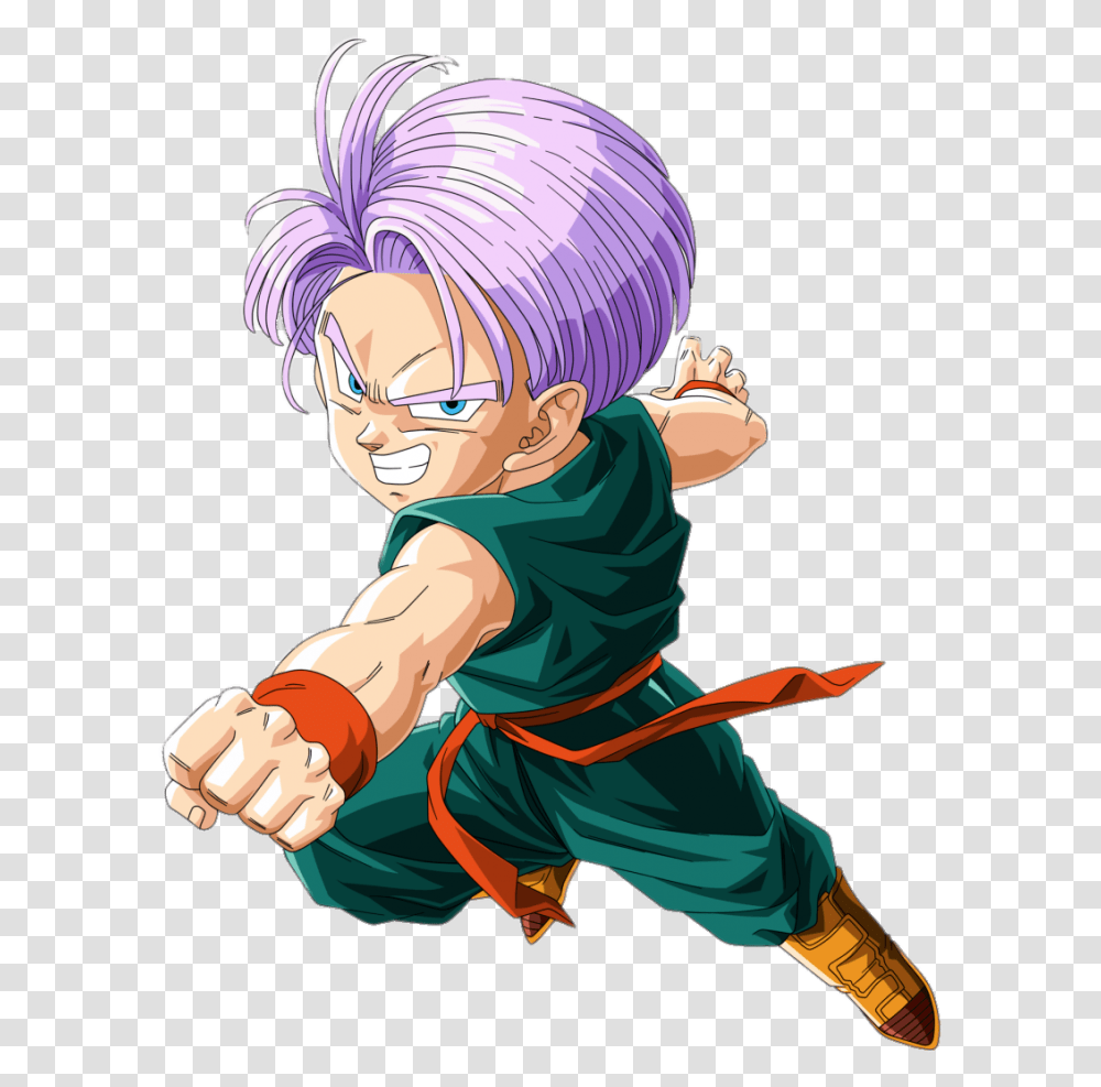Dragon Ball Young Trunks Kid Trunks, Hand, Person, Human, Sport Transparent Png