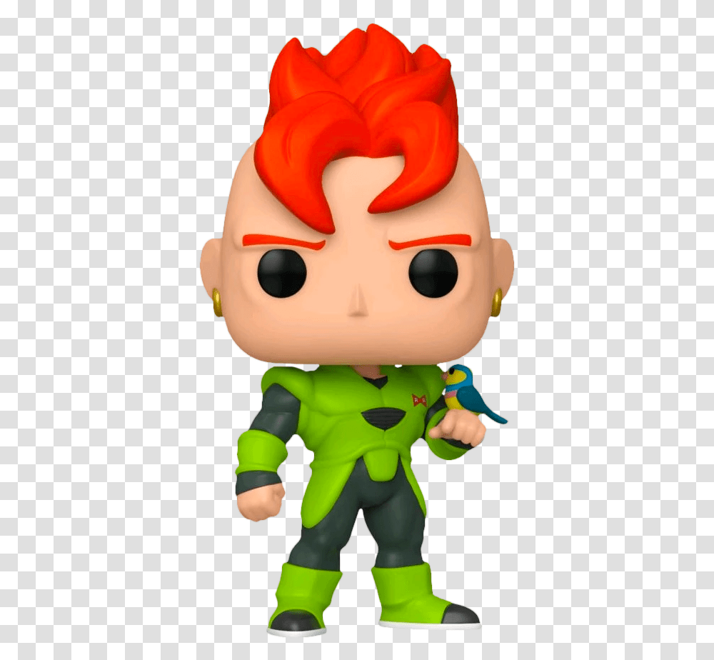 Dragon Ball Z Android 16 Funko Pop, Doll, Toy, Head Transparent Png