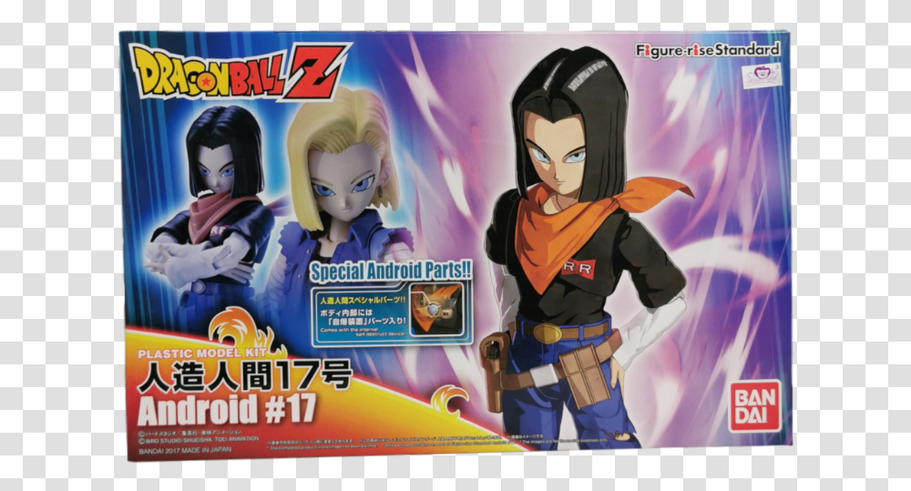 Dragon Ball Z Android 17 Figure Dragon Ball Z Android 17 Figure Rise, Person, Human, Overwatch, Comics Transparent Png