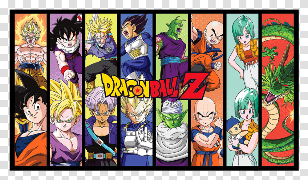 Dragon Ball Z Characters Dragon Ball Z, Comics, Book, Person, Human Transparent Png
