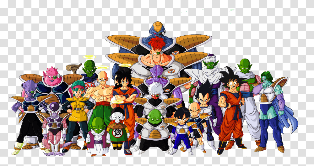 Dragon Ball Z Characters File Dragon Ball Z Characters, Comics, Book, Person, Human Transparent Png