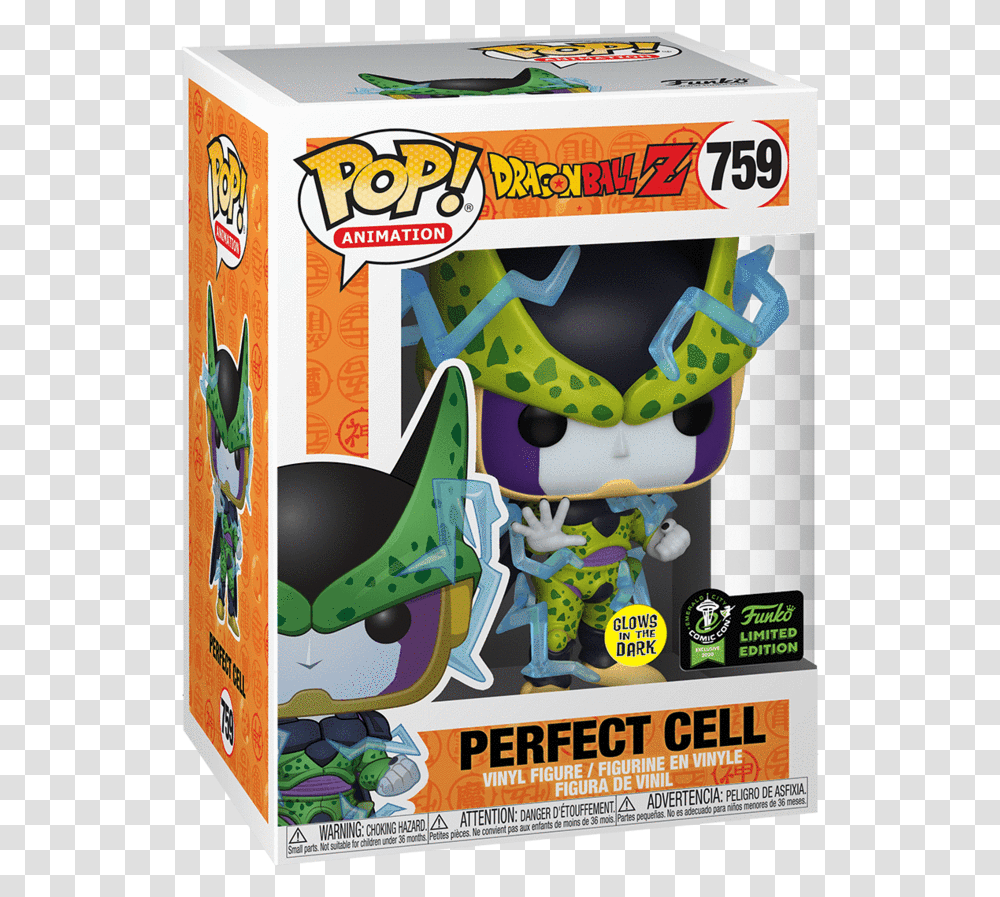 Dragon Ball Z Funko Pop Perfect Cell, Advertisement, Poster, Label Transparent Png