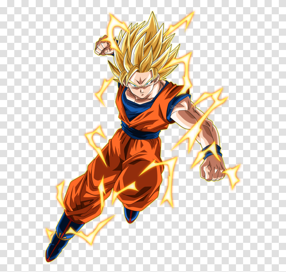 Dragon Ball Z Goku Ssj, Person, Human, Fire, Flame Transparent Png