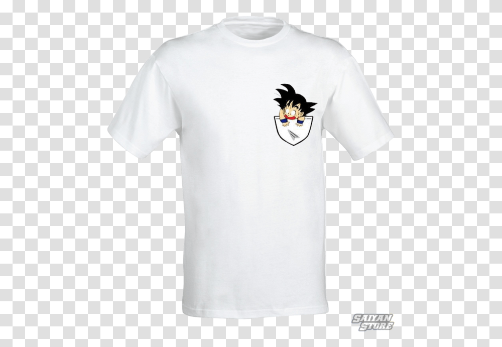 Dragon Ball Z Hair White Shirt, Apparel, T-Shirt, Cat Transparent Png