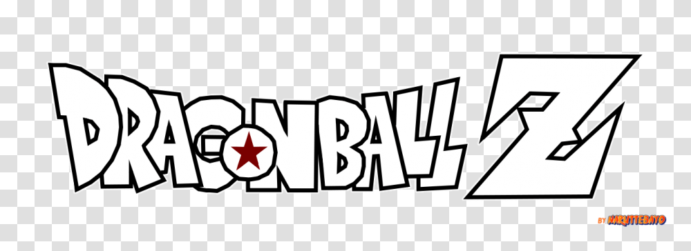 Dragon Ball Z Logo Lineart, Trademark, Arrow Transparent Png