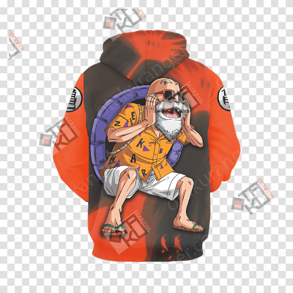 Dragon Ball Z Master Roshi Funny T Shirt, Poster, Advertisement, Helmet Transparent Png