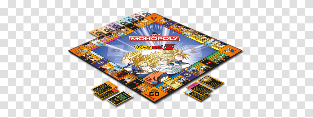 Dragon Ball Z Monopoly, Game, Gambling, Flyer, Poster Transparent Png