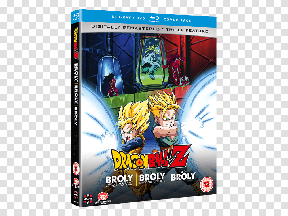Dragon Ball Z Movie Collection Five Dragon Ball Super Broly 18 Bluray Comics Book Poster Advertisement Transparent Png Pngset Com