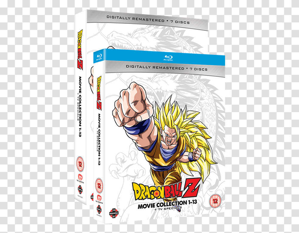 Dragon Ball Z Movie Complete Collection Dragon Ball Movie Collection Blu Ray, Hand, Person, Human, Fist Transparent Png