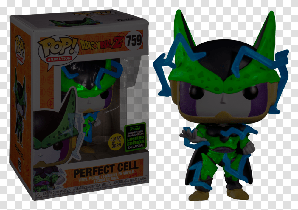 Dragon Ball Z Perfect Cell Funko Pop Glow In The Dark, Toy, Alien Transparent Png