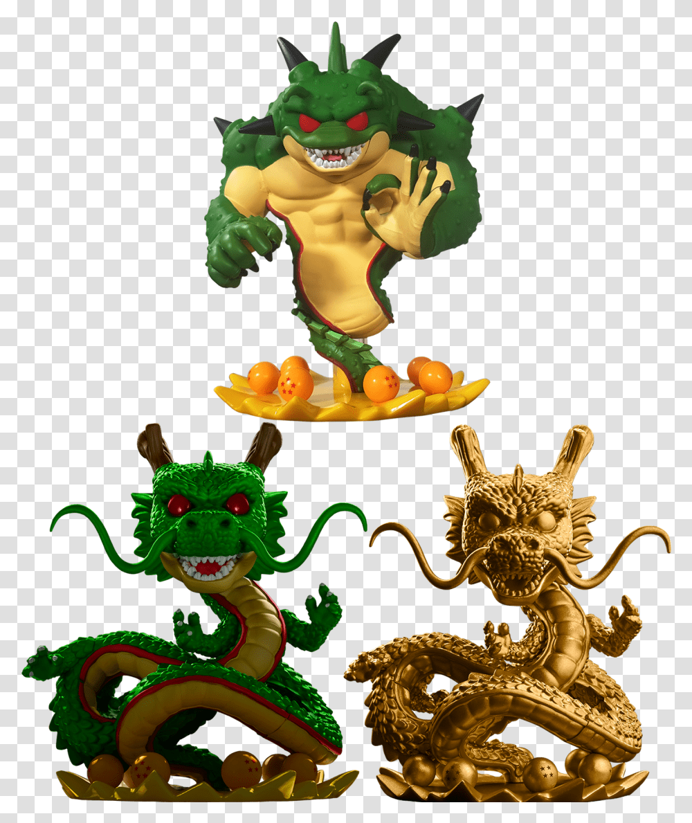 Dragon Ball Z Shenron Gold And Porunga Funko Pop Vinyl Dragon Ball Z Funko Pop, Birthday Cake, Dessert, Food Transparent Png