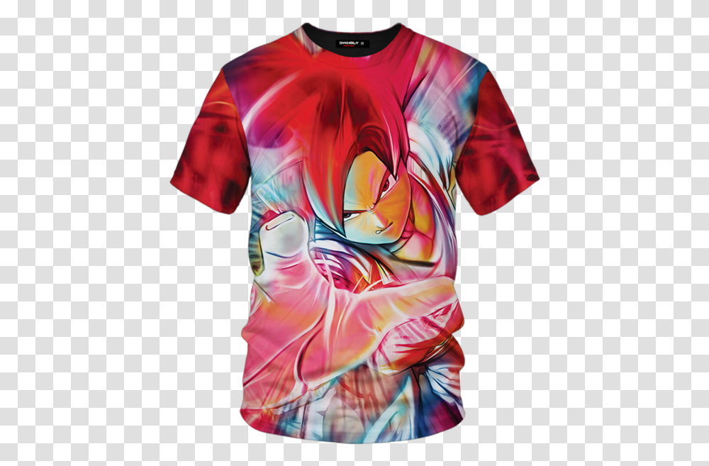 Dragon Ball Z Son Goku Super Saiyan Rose Blue Aura T Shirt Bottons Do Dragon Ball, Clothing, Apparel, Dye, Sleeve Transparent Png