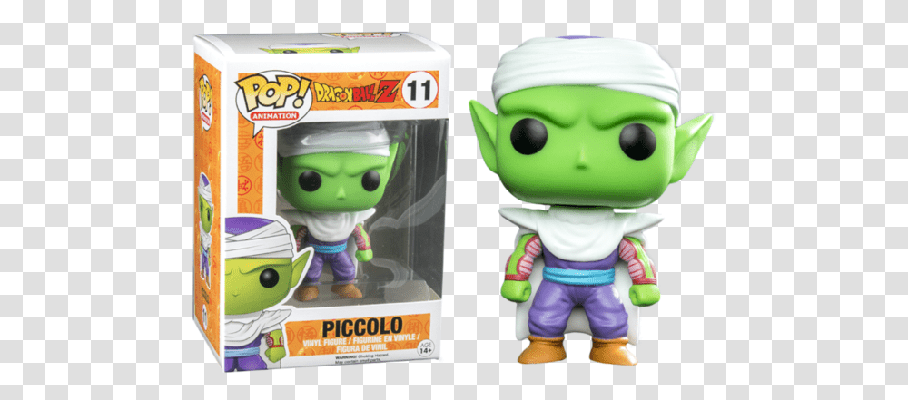 Dragon Ball Z - Cracker Collectibles Piccolo Funko Pop 11, Toy, Figurine, Doll, Plush Transparent Png