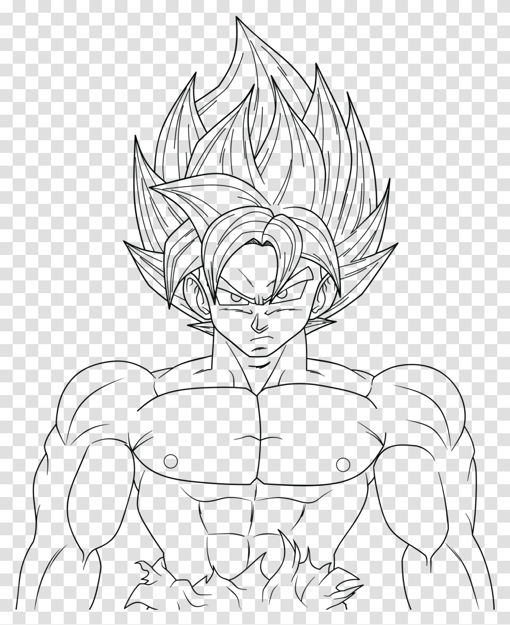 Dragon Ball Z Ultra Instinct Coloring Pages With Dragon, Cat, Pet, Mammal, Animal Transparent Png