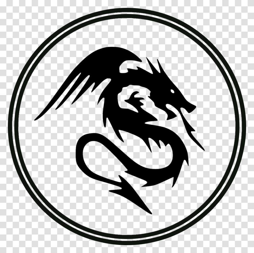 Dragon Black And White, Bird, Animal Transparent Png