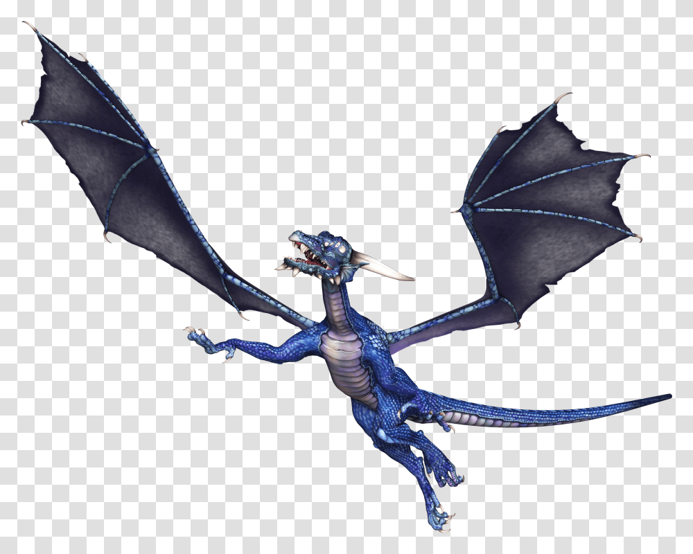 Dragon Blue Flying Dragon With No Background, Animal, Sweets, Food, Confectionery Transparent Png