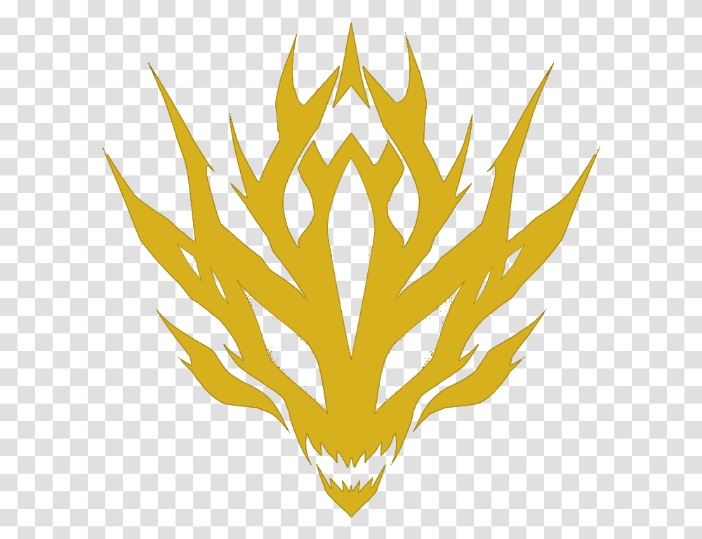 Dragon Clip Fairytale Guild Logo, Fire, Flame, Bonfire, Crown Transparent Png
