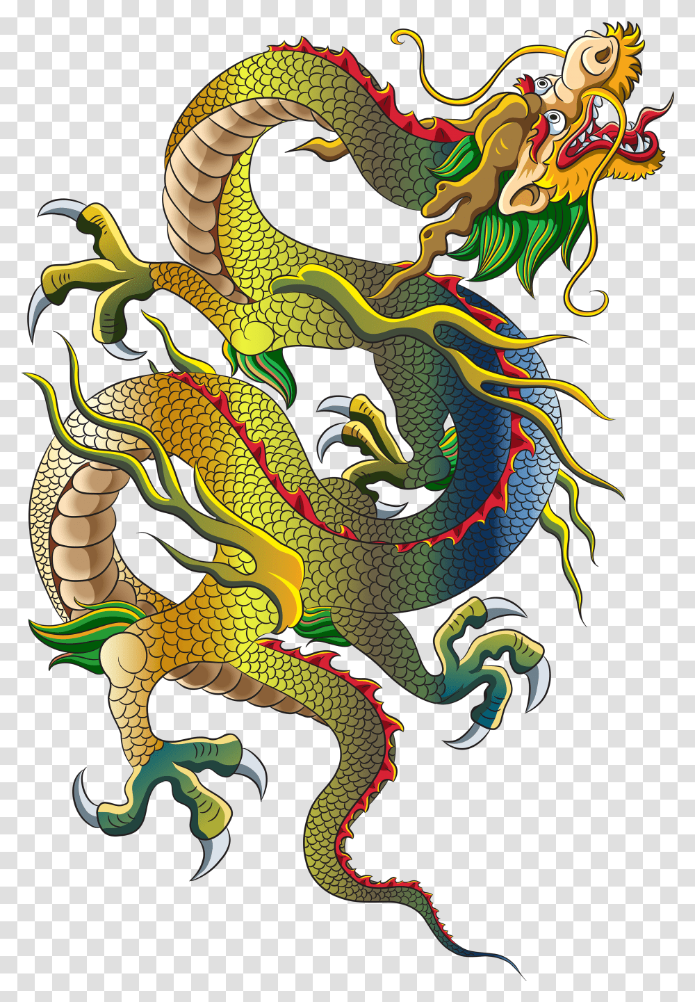Dragon Clipart Chinese Background Transparent Png