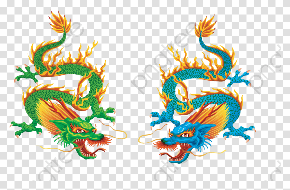 Dragon Clipart Color Chinese Golden Dragon, Bird, Animal Transparent Png