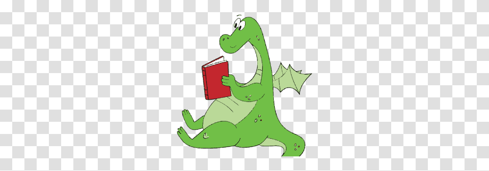 Dragon Clipart Reading, Animal, Wildlife, Amphibian, Frog Transparent Png